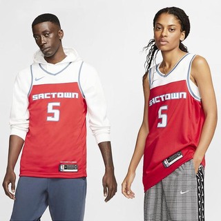 Jersey Nike De'Aaron Fox Kings – City Edition NBA Swingman Barbati Rosii | NBTA-17502